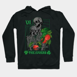 Tarot The Lovers VI Card Eden Garden Saint Patrick Hoodie